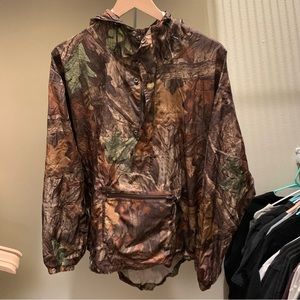 Cabelas Camo Anorak Jacket Mens L